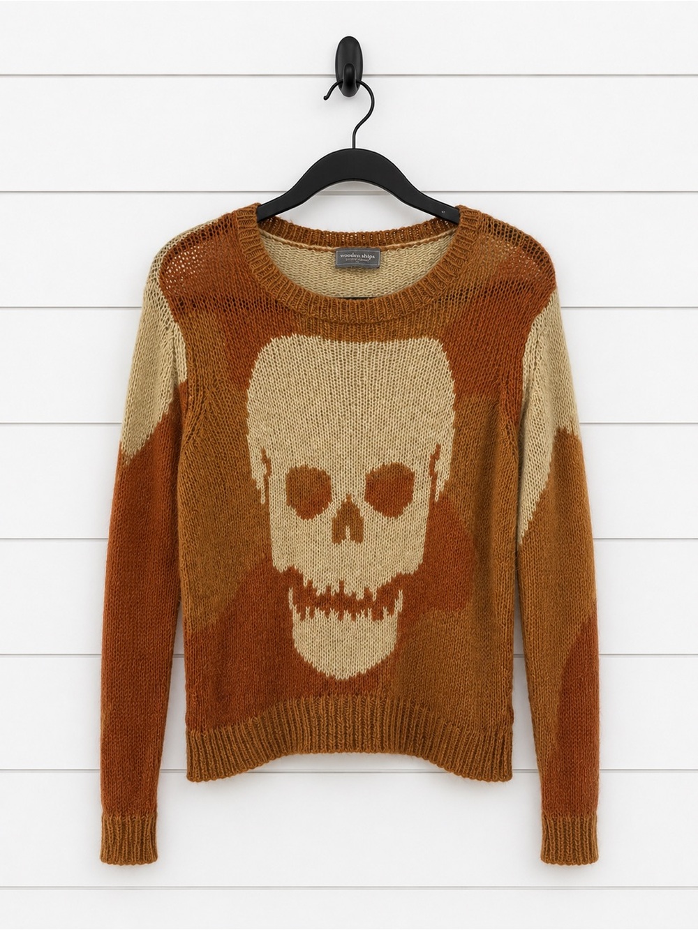 🖤 Wooden Ships Camo Skull Size Xtra Small